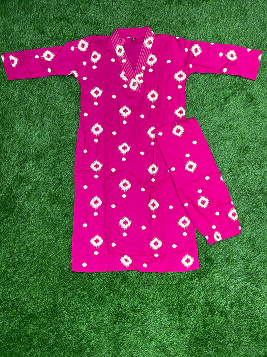 Cotton Ikat Coord Set