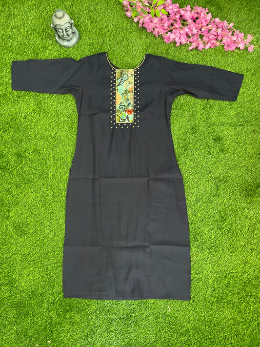 Roman Silk Kurti – Elegant Single Top