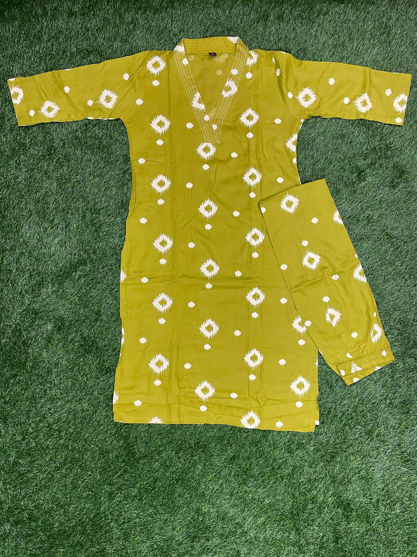 Cotton Ikat Coord Set