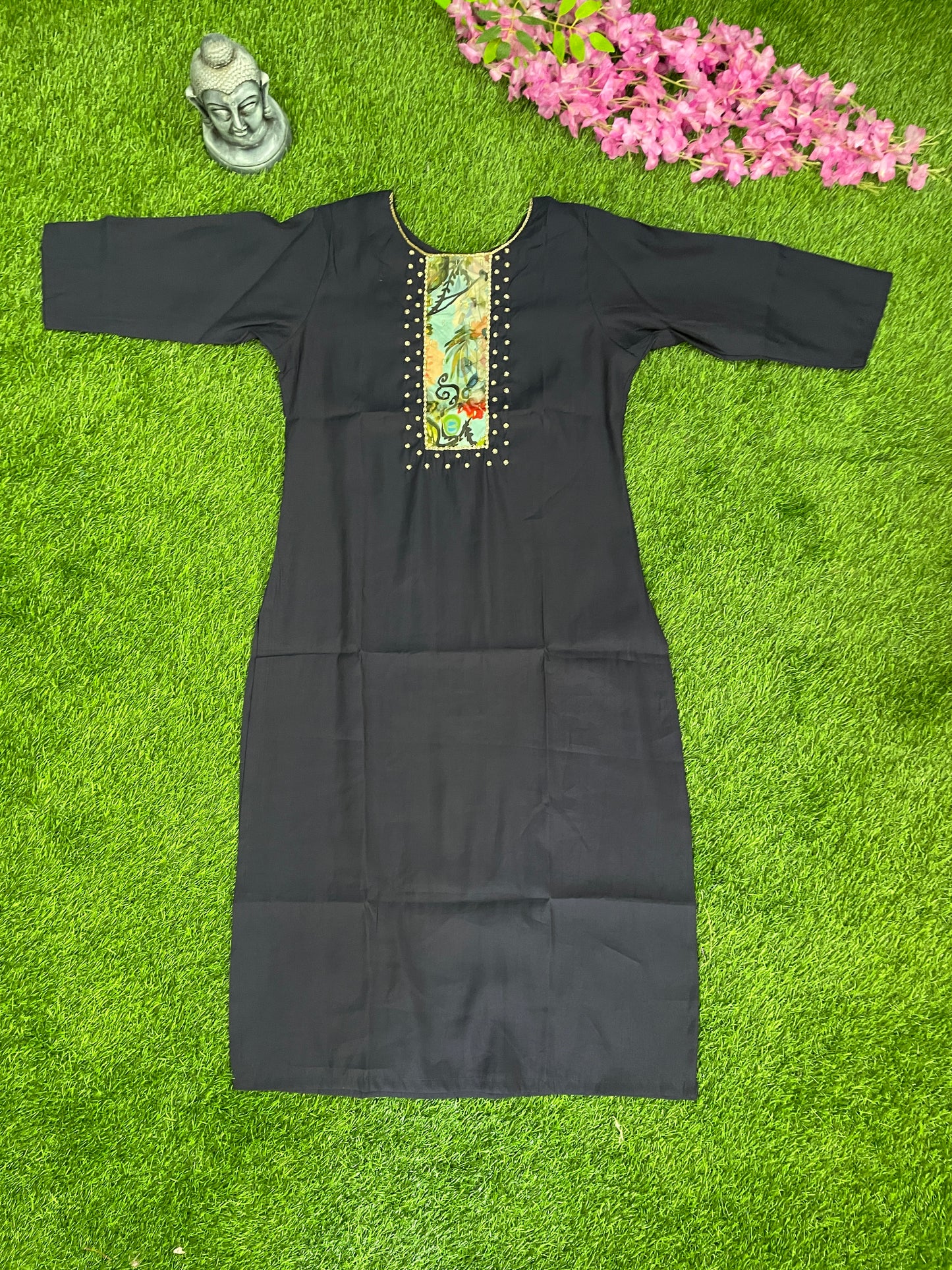 Roman Silk Kurti – Elegant Single Top